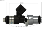 Injector Dynamics ID1750x Fuel Injectors | 2008-2015 Mitsubishi Evo X - Image 2